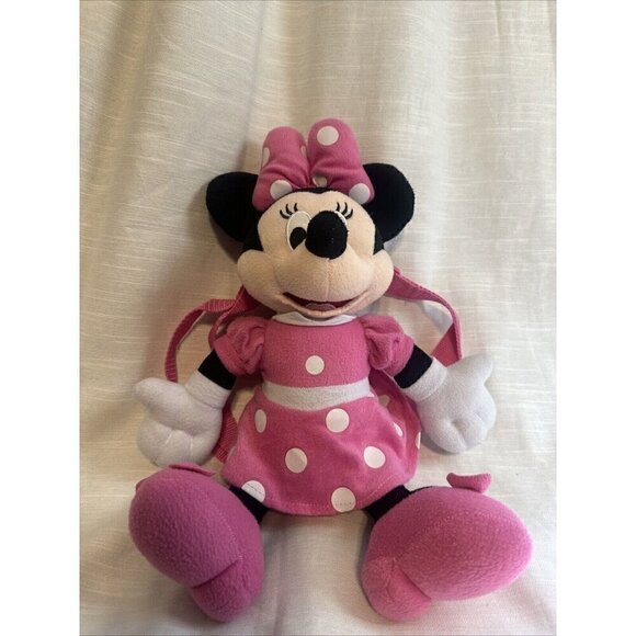 Disney Other - Minnie Mouse Pink 17” backpack Disney- Adorable!
